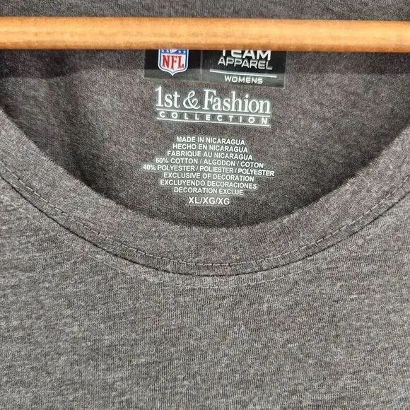 New Orleans Saints Sequin Football NFL Team Apparel Women's XL 1St & Fashion Col - Picture 9 of 12